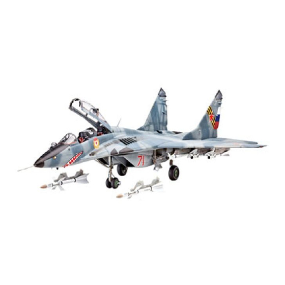 REVELL MiG 29UB Twin Seater Instructions Manual