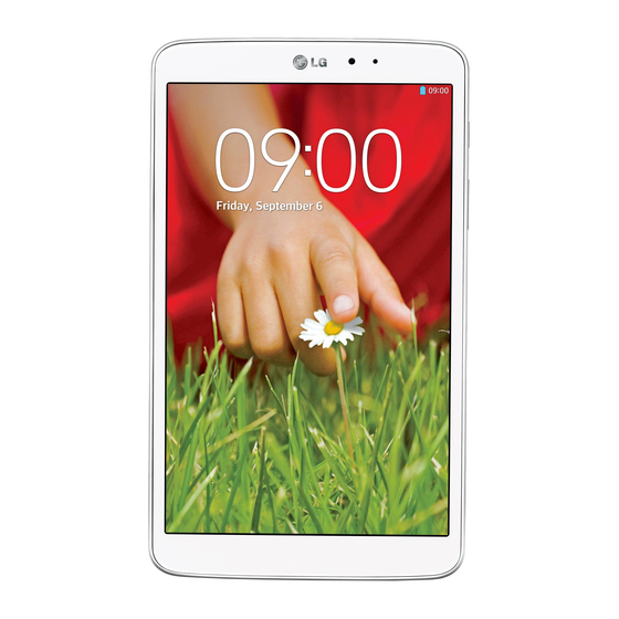 LG -V500 Quick Start Manual