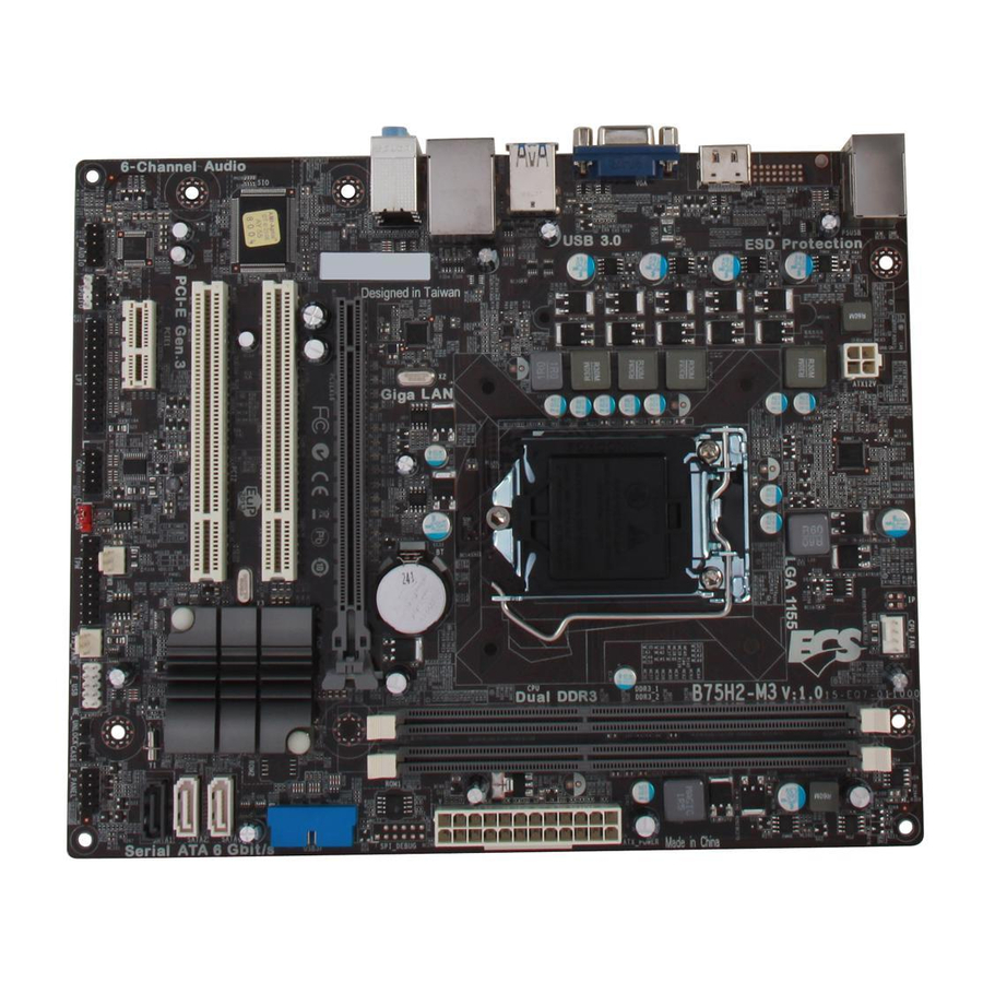 ECS B75H2-M3 Manual