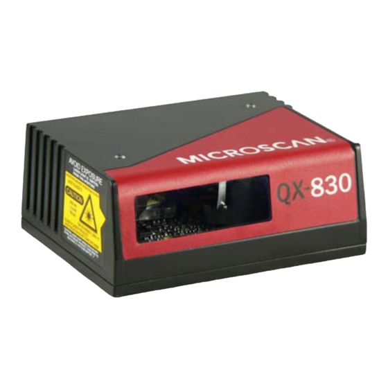 Microscan QX-830 User Manual