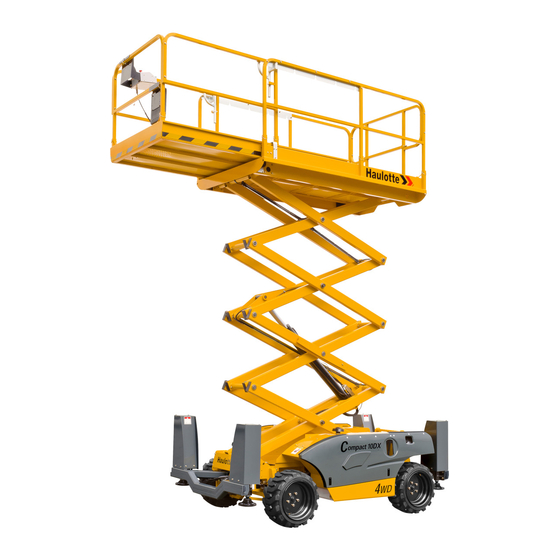 Haulotte Group Compact 10DX Maintenance Book