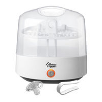 Tommee Tippee ELECTRIC STEAM STERILISER Instructions For Use