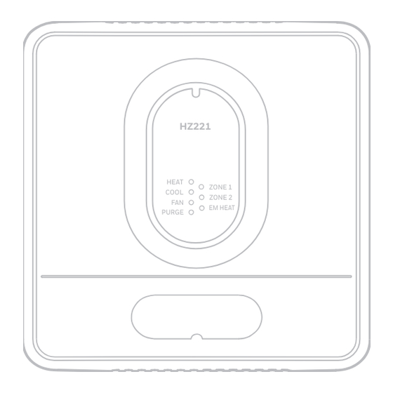 Honeywell Home HZ221 TrueZONE Professional Installation Manual