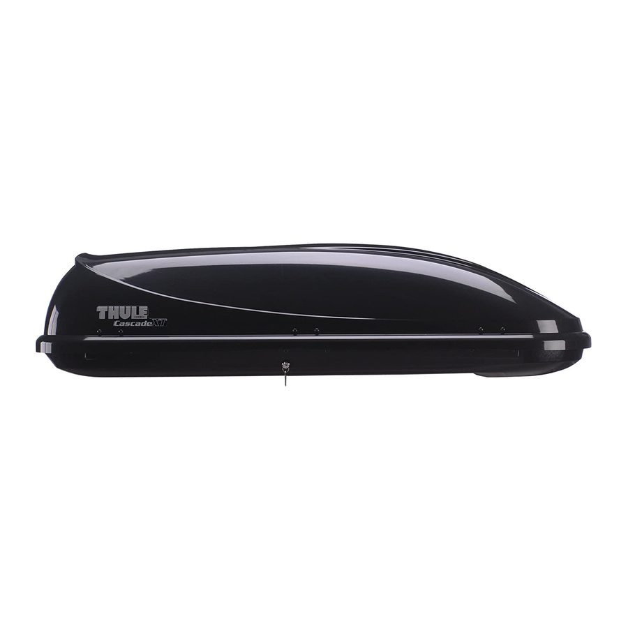 THULE CASCADE 676 INSTALLATION INSTRUCTIONS MANUAL