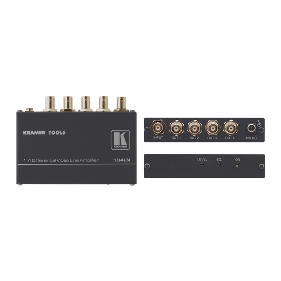 Kramer 104LN User Manual