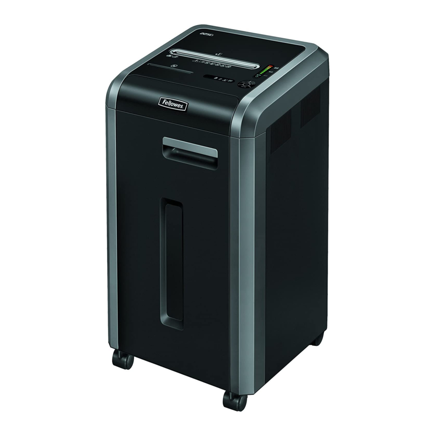 U-Line FELLOWES H-2608 Quick Start Manual