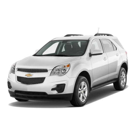 Chevrolet EQUINOX 2011 Quick Reference Manual