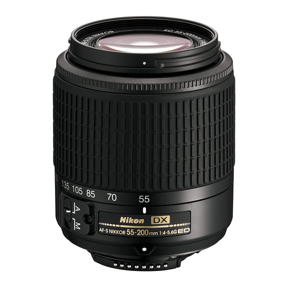 Nikon AF-S DX 55-200mm f/4-5.6G IF-ED VR II User Manual