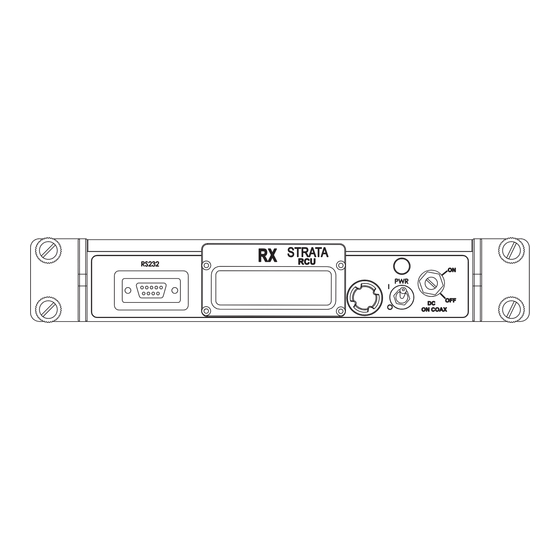 Vislink Strata RX Technical Reference Manual