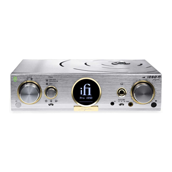 ifi Pro iDSD User Manual