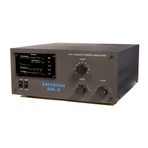 Emtron DX-2 Operating Manual
