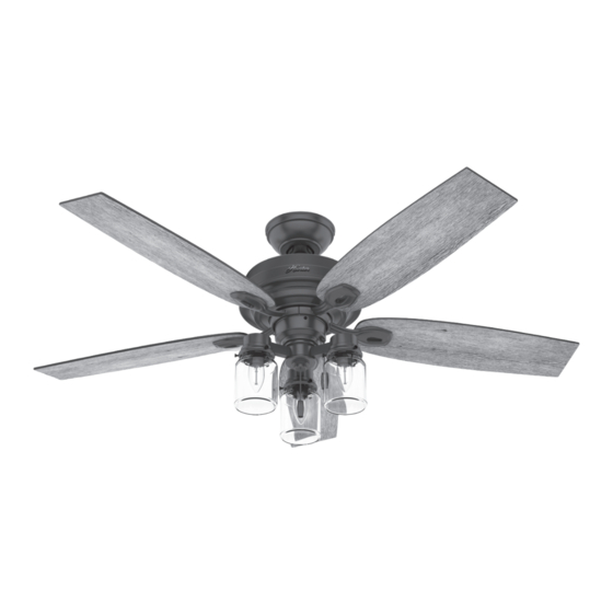 User Manuals: Hunter Crown Canyon II Ceiling Fan