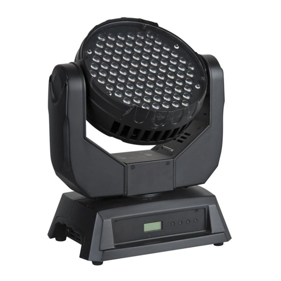 SHOWTEC Expression 33000 Zoom RGBWA V3 Instruction Manual