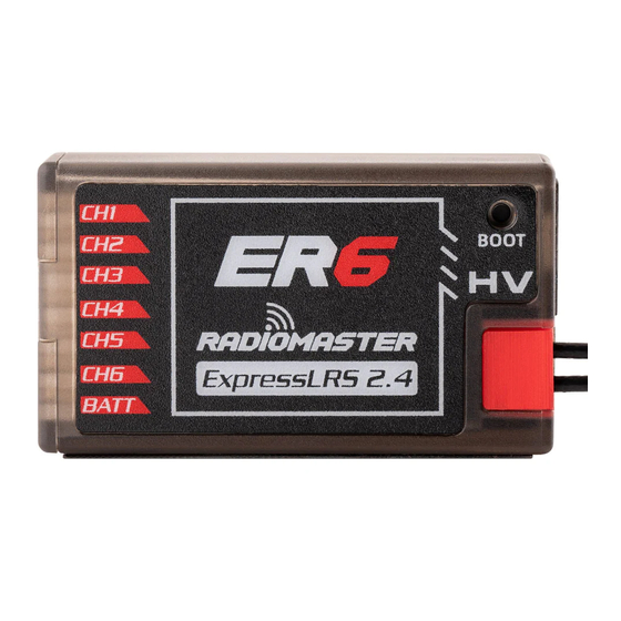 RadioMaster ER6 User Manual