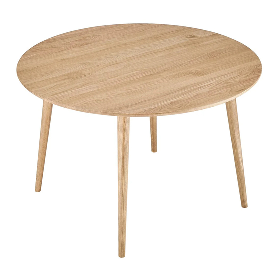 DUSK Heidi Round Dining Table Assembly Instructions