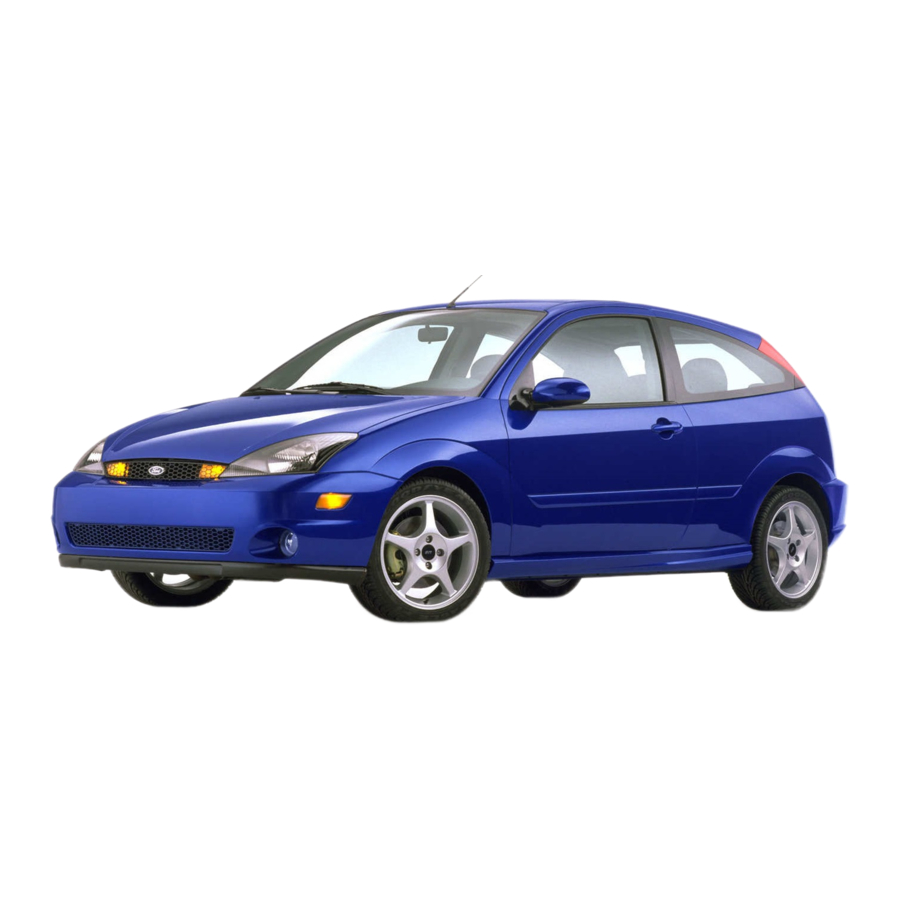 Ford SVT Focus Manual