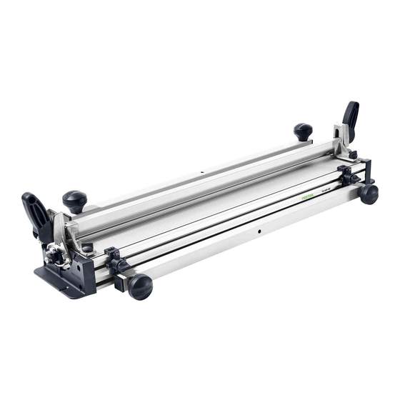 Festool VS600 Supplementary Manual