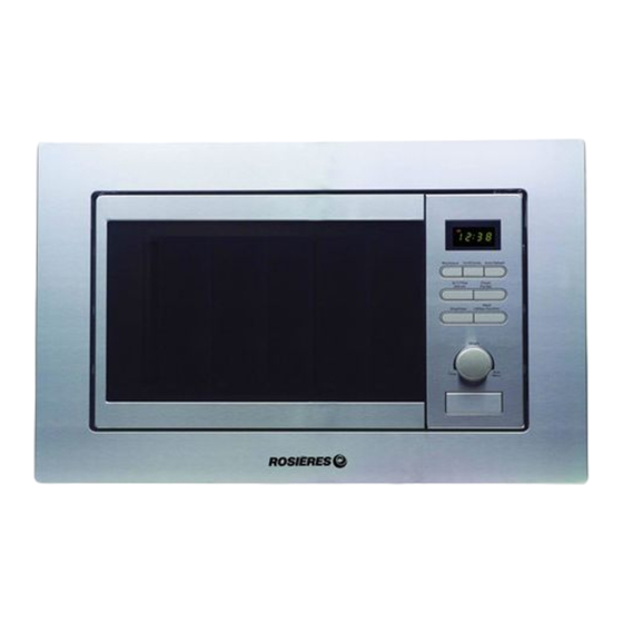 ROSIERES RMG 200 MIN Instruction Manual