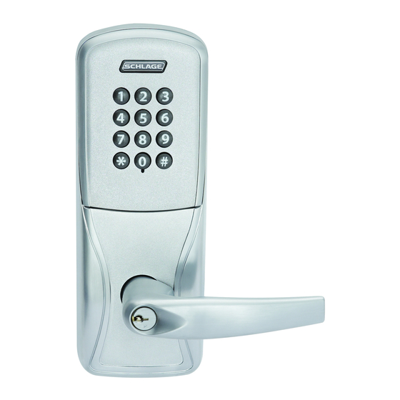 Schlage AD-300 Installation Instructions And Owner's Manual