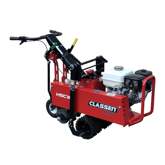 Classen HSC185 Parts Manual