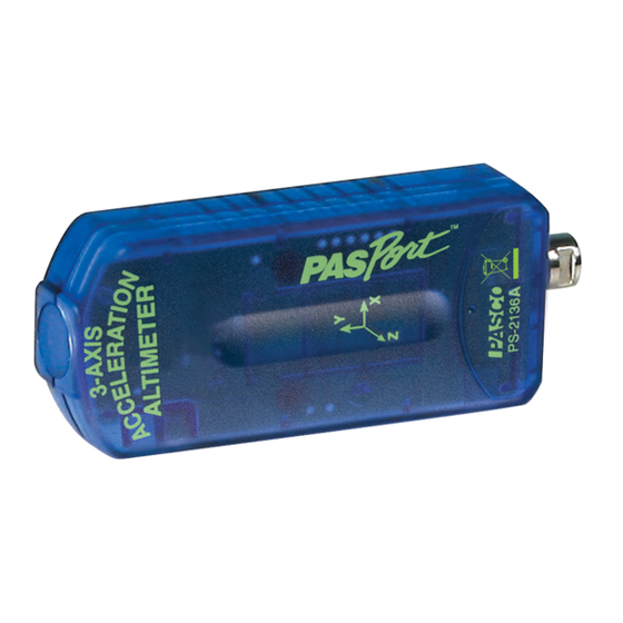 PASCO Pasport PS-2136 Quick Start