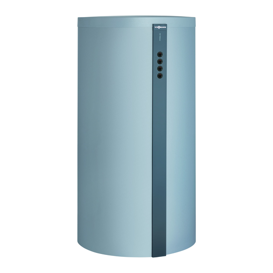 Viessmann Vitocell 100-W SVW 200 l Installation And Service Instructions Manual