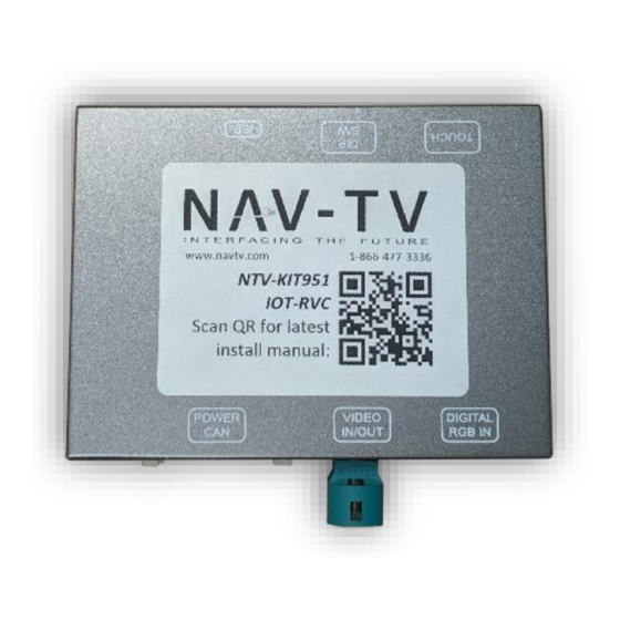Nav TV IOT-RVC Install Manual