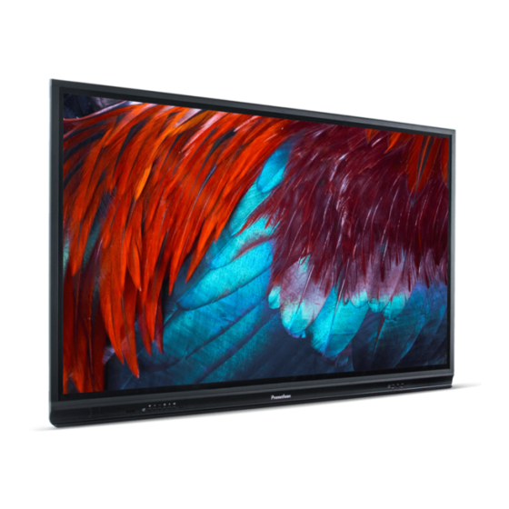 promethean ActivPanel User Manual