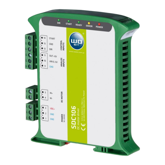 User Manuals: WOBIT SDC106 DC Motor Controller
