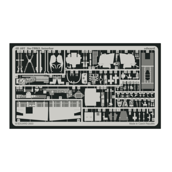 Eduard Su-7BKL Interior Quick Start Manual