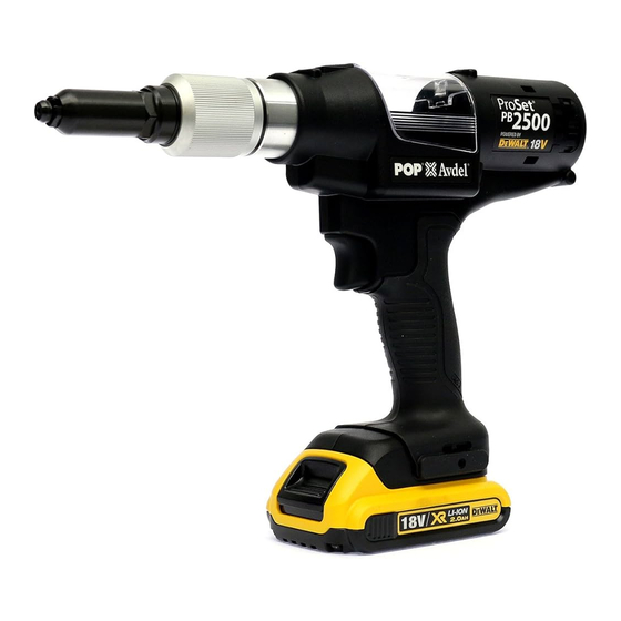 Stanley ProSet PB2500 Instruction Manual
