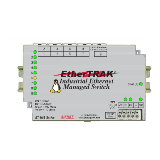 Sixnet EtherTRAK ET-5MS Series User Manual