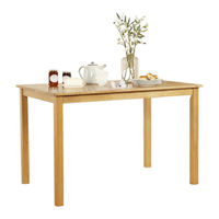 Furniture And Choice Milton Dining Table Assembly Instructions Manual