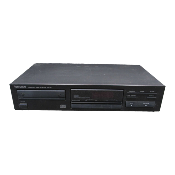 Kenwood DP-48 Instruction Manual