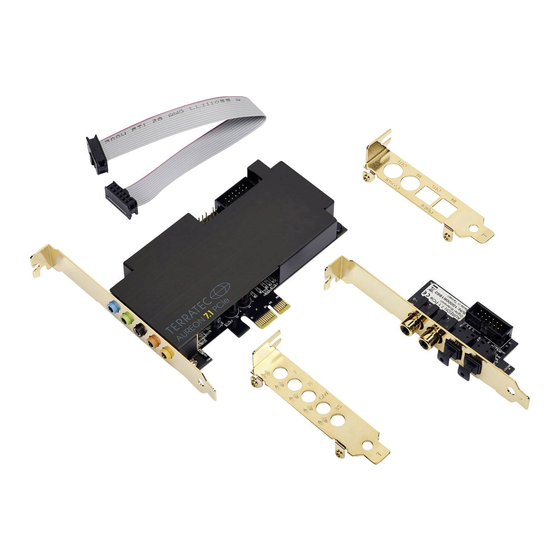 TerraTec SoundSystem Aureon 7.1 PCI Manual