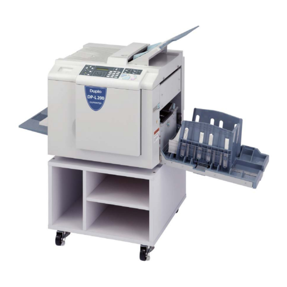 Duplo DUPRINTER DP-L220 Instruction Manual