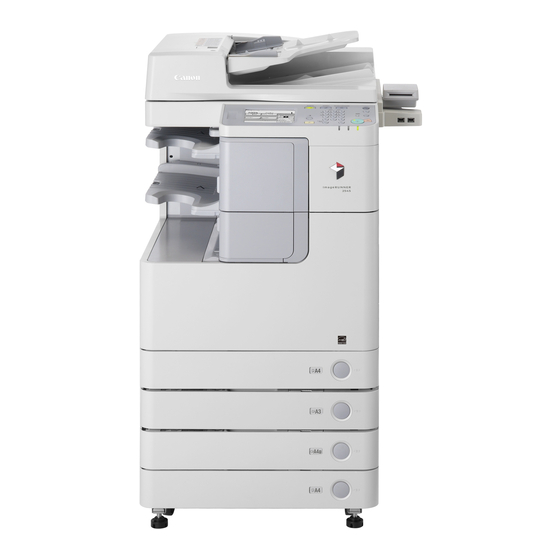 Canon ImageRunner 2545i Reference Manual