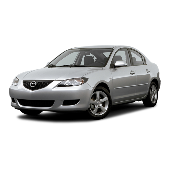 Mazda 2006 Mazda3 4-Door Owner's Manual