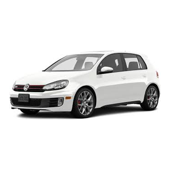 Volkswagen 2014 GTI Quick Start Manual