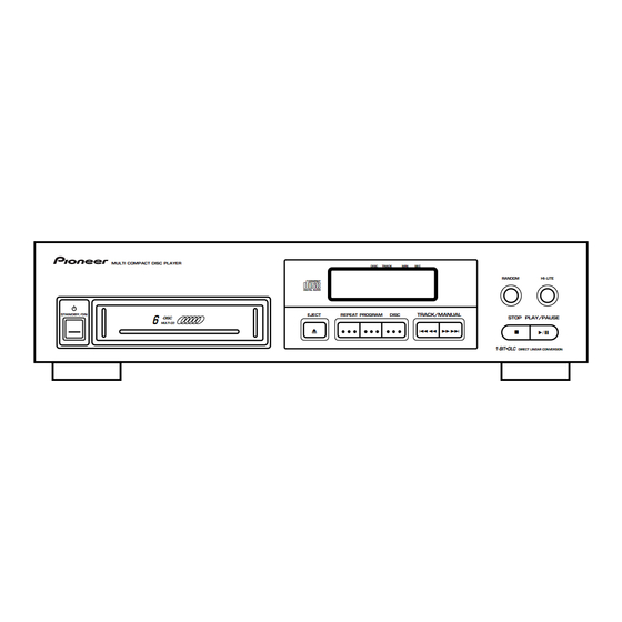 Pioneer PD-M427 Service Manual