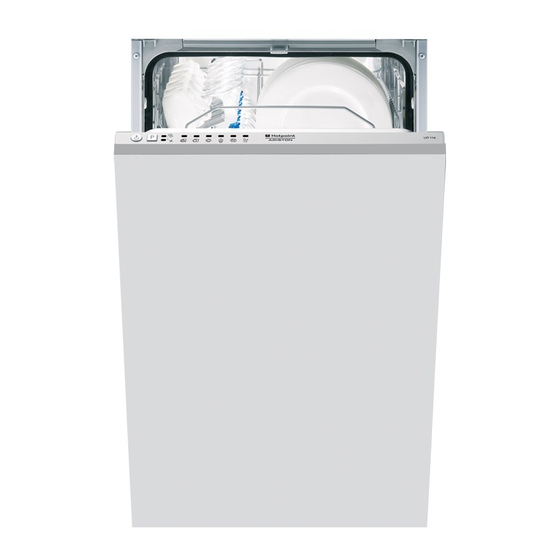 Hotpoint Ariston LST 116 Dishwasher Manuals