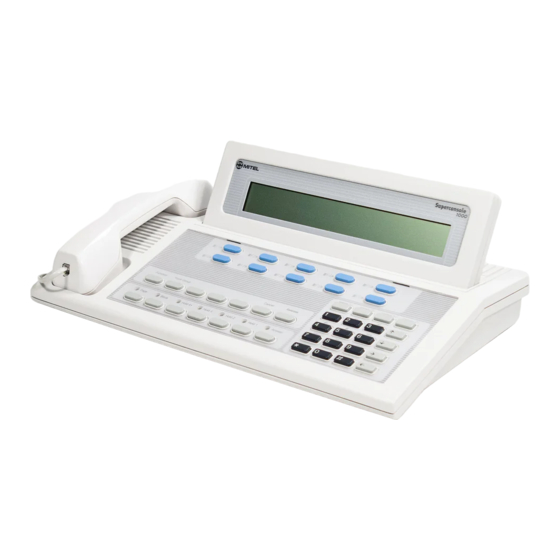 Mitel SUPERCONSOLE 1000 User Manual