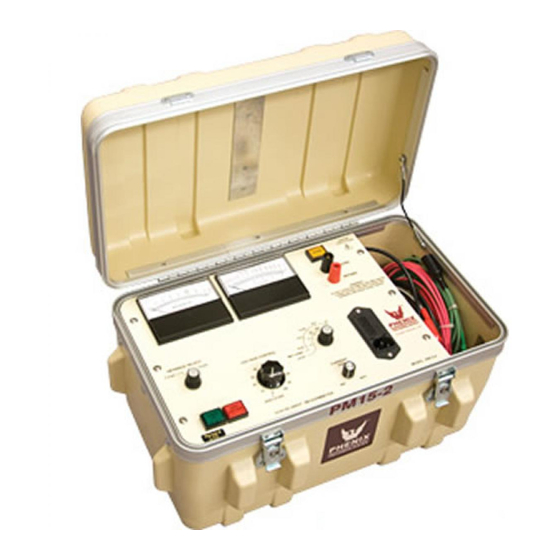 Phenix Technologies PM15-2 Operation And Application Manual
