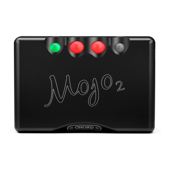 Moon Audio CHORD MOJO 2 Product Manual