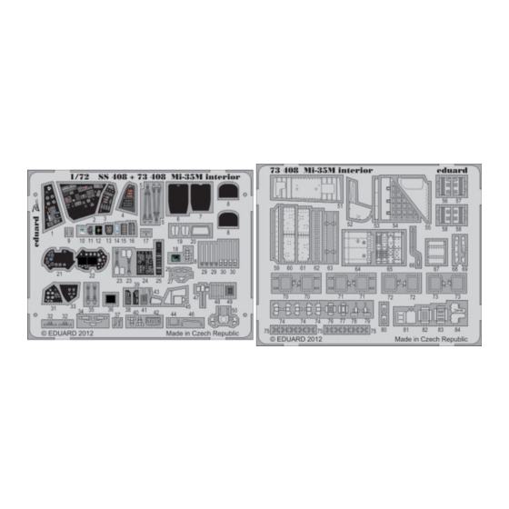 Eduard Mi-35M interior S.A. Manual