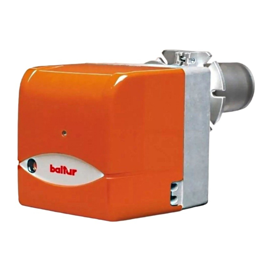 baltur BTG 15P Instructions Manual