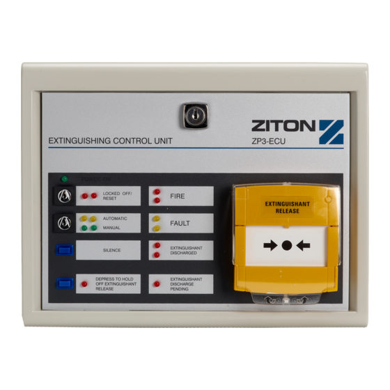 Ziton ZP3-ECU Installation And Commissioning Manual