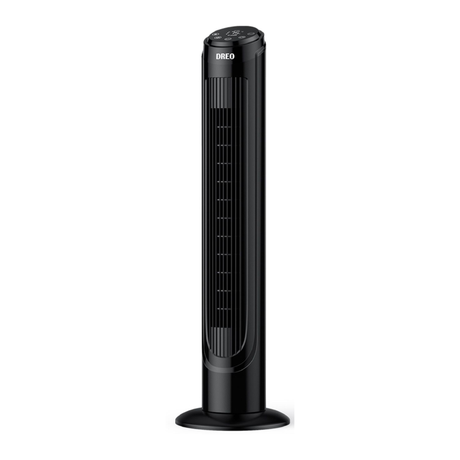 Dreo Cruiser Pro T3 Tower Fan Manual ManualsLib