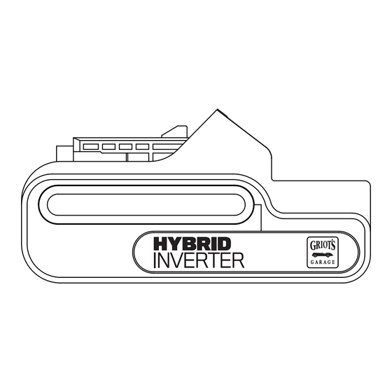 Griots Garage BGINV User Manual