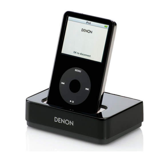 Denon ASD-1R - Digital Player Docking Station Service Manual